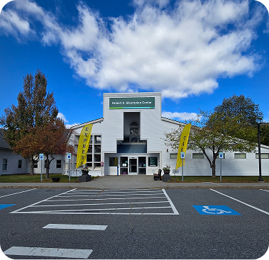 Entrance for APD Express Care located in the Robert A. Mesropian Center building