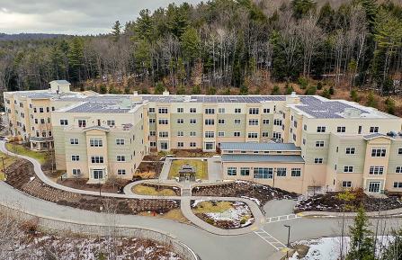 179kW rooftop solar system at The Woodlands independent living community in Lebanon