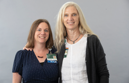 Left: Katie Nordman, RN, CDCES; Right: Joanne Hayes, APRN, CDCES, BC-ADM