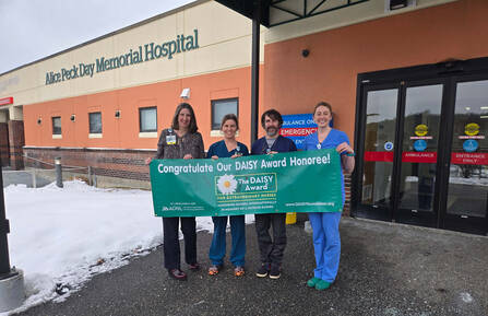 Left to right: Paula Seaman, MSN, DA, RN, CENP; Laura Williams, MEd, RN, CEN; Justin Harris, BSN, RN; Chelsea Cole, MSN, RN, CEN