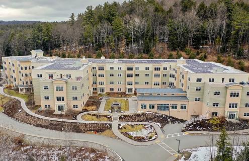 179kW rooftop solar system at The Woodlands independent living community in Lebanon