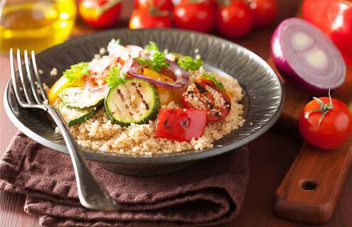 Grilled vegetable couscous 