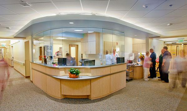 A photo of the medical surgical inpatient wing built in 2012
