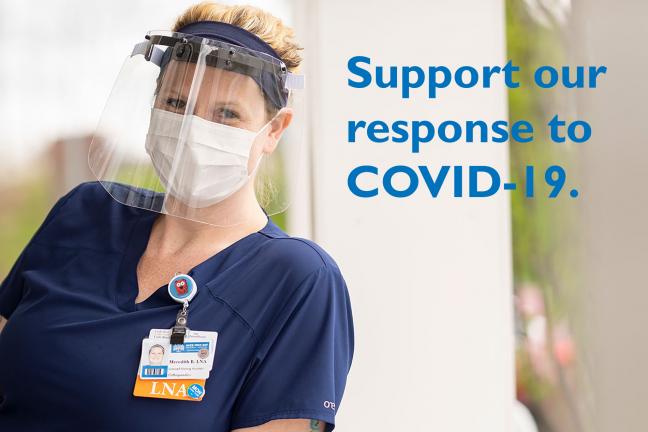 Support our response to COVID-19