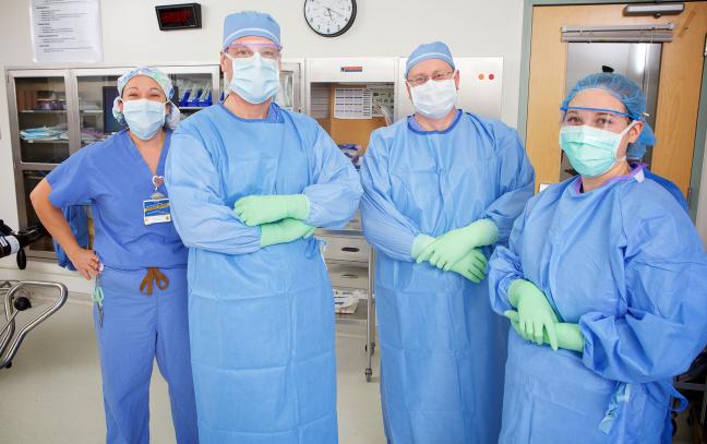 A photo of our specialty surgery team