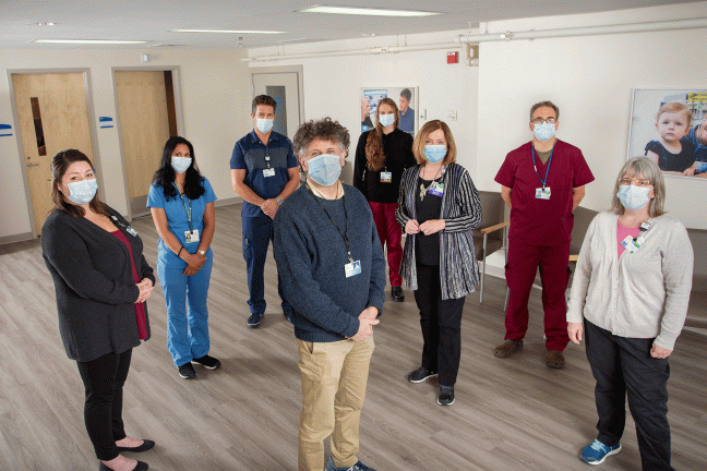 A photo of the Sleep Center health team at APD